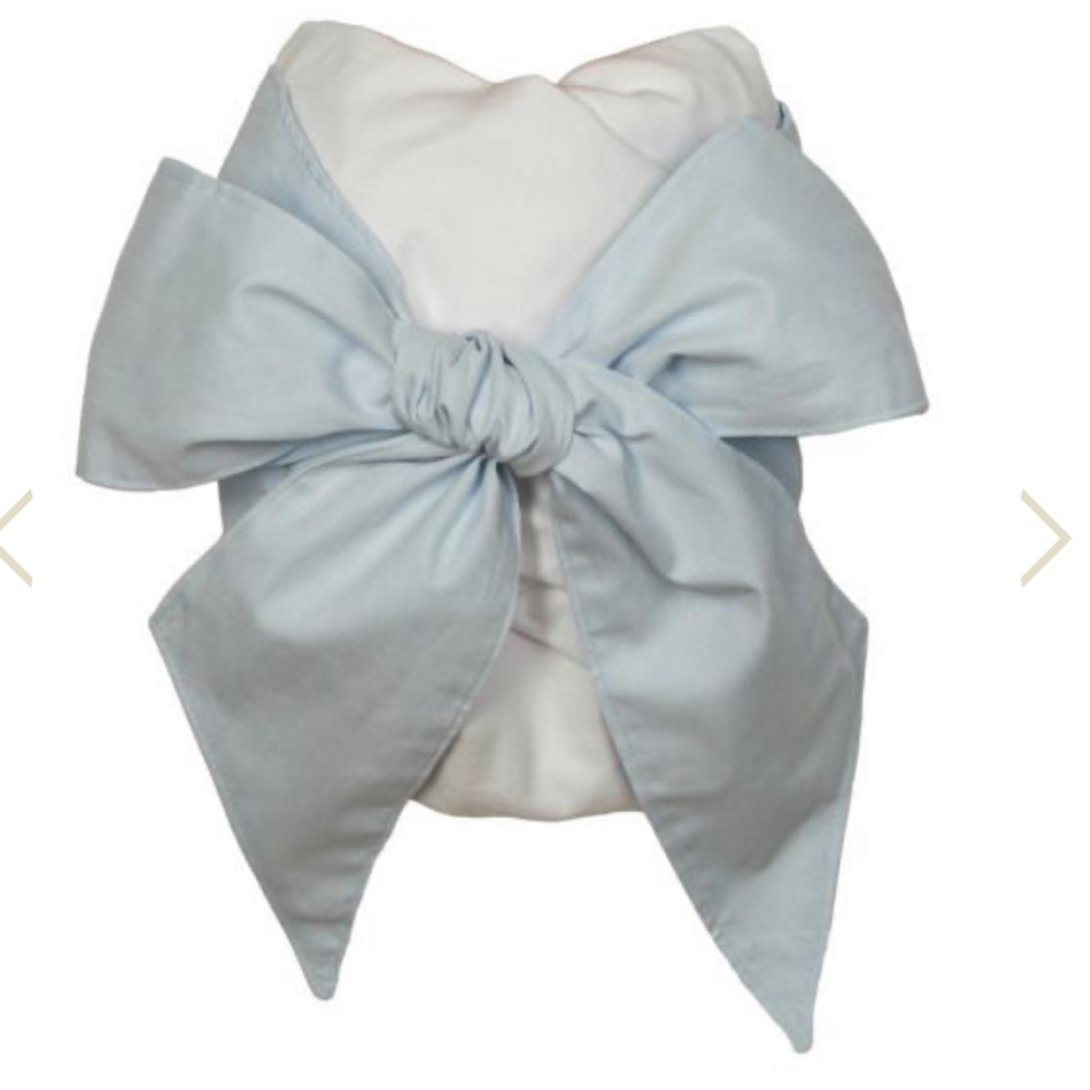 Beaufort Bonnet Buckhead Blue Bow Swaddle